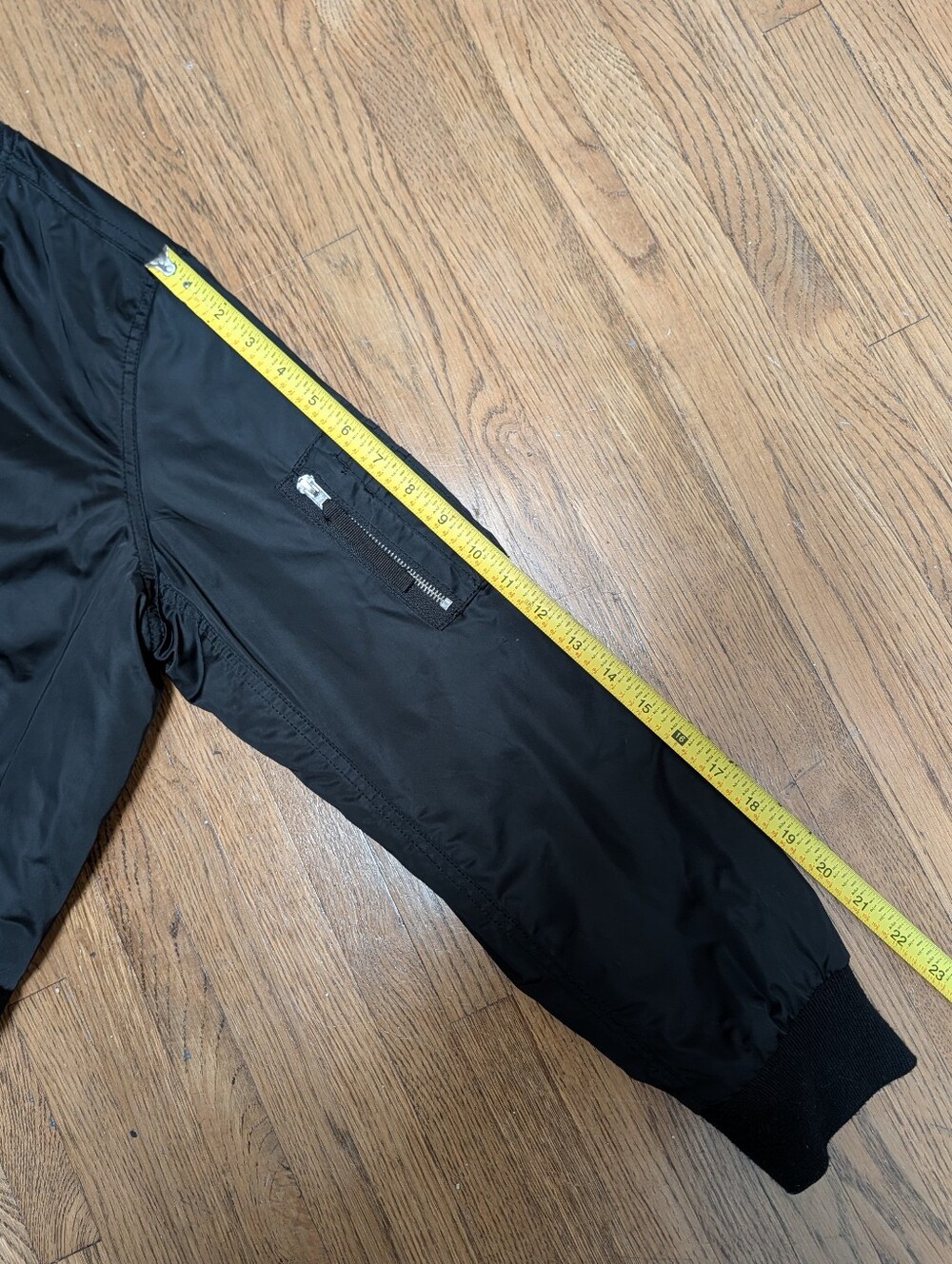 GAP Women's Black Satin Bomber Jacket - Picture 9 of 10